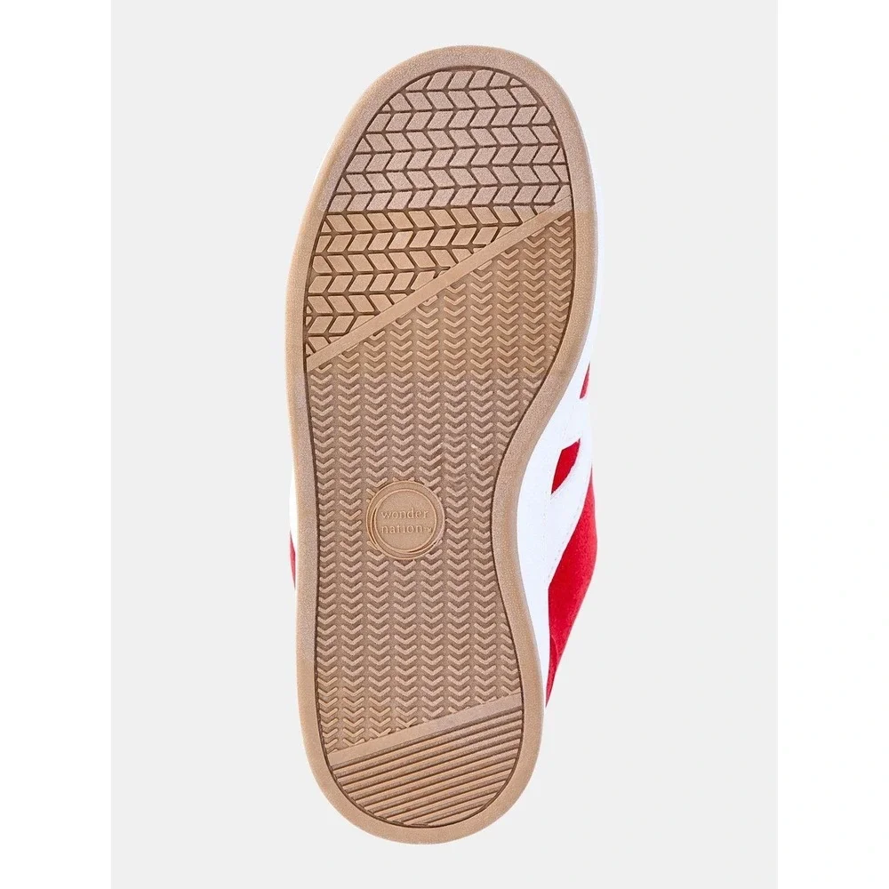 Wonder Nation Chunky Skate‎ Sneaker Red White Big Kid Size 5